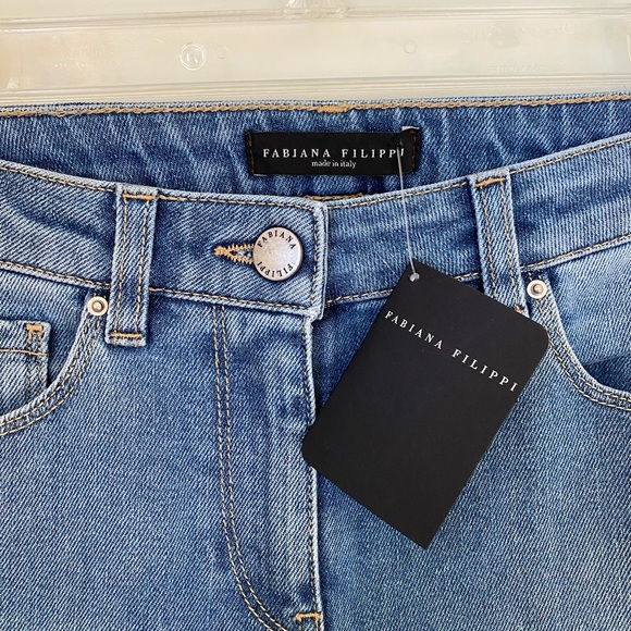 Fabiana Filippi • NWT Todi Stretch Cuff Mid-Rise Jeans - Picture 6 of 11
